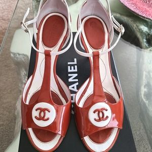 CHANEL T-strap Heels